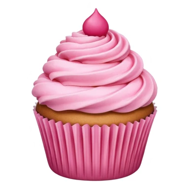 لمبرقيني Cupcake with pink icing sticker