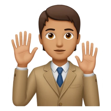 Man behind a bent over woman with his hand up sticker