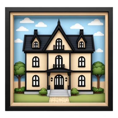 open doll mansion sticker