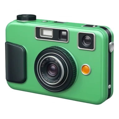 Disposable camera green sticker