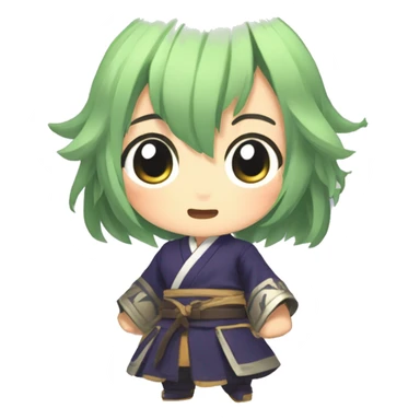 sangonomiya kokomi from genshin impact sticker