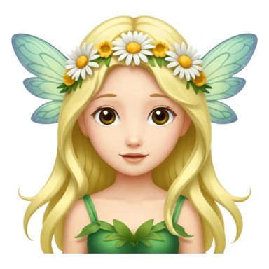 Daisy wings,Flower Fairy. sticker