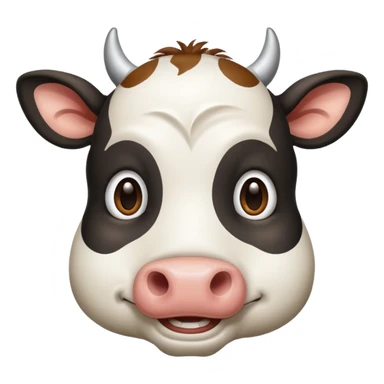 A smirking cow. 😏😏 sticker