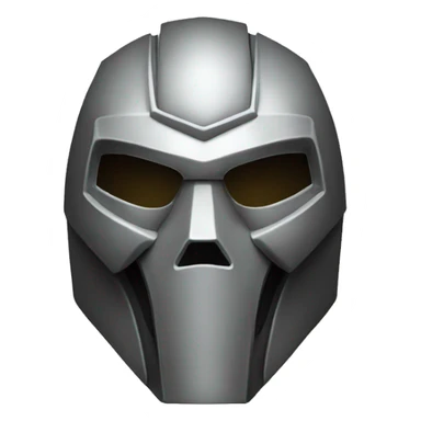 MF DOOM mask sticker
