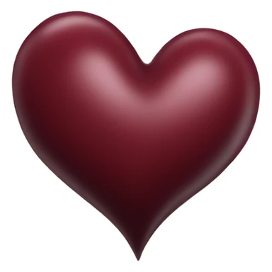 Wine red heart sticker