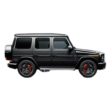 Mercedes AMG g wagon black colour sticker