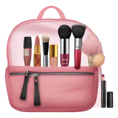 Bag full of makeup products sticker