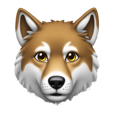Crea un emoji de un lobo sticker