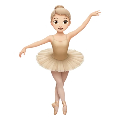 Crea un emoji de ballerina capuchina sticker