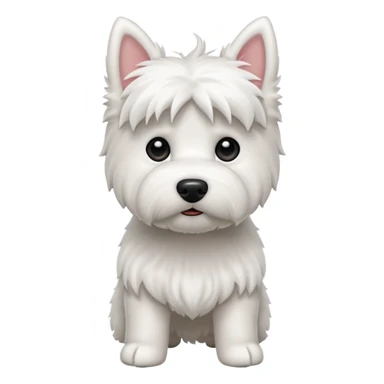 Westie dog sticker