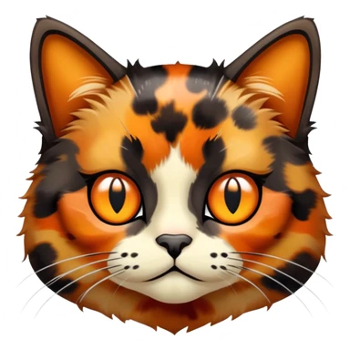 tortoiseshell cat sticker