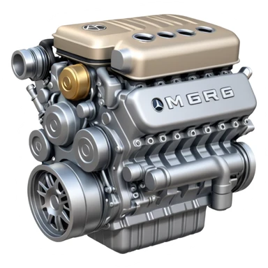 Mercedes AMG g63  engine sticker