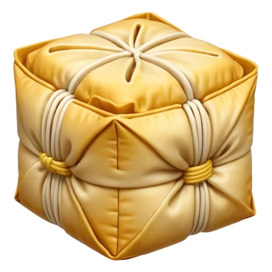 siu mai (a type of dim sum, just 1 cube of white color fish patty wrapped by yellow dough, leaving only the top part unwrapped, shape looks like short cylinder shape) sticker