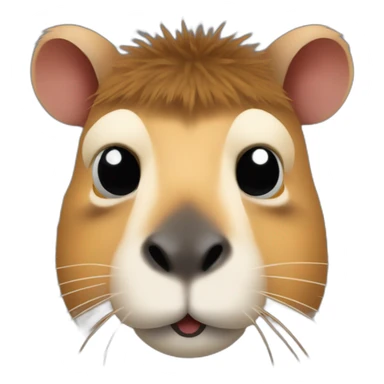 Capybara sur Macron sticker