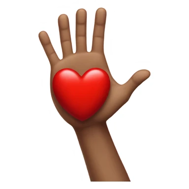 A finger clicking the heart emoji  sticker