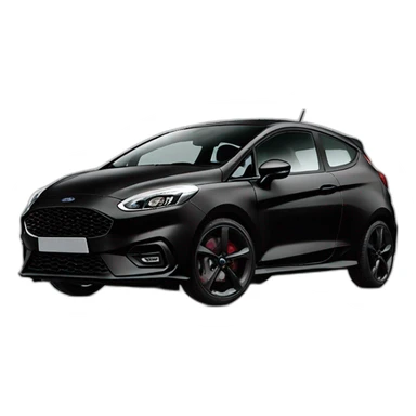 ford fiesta ST line black sticker