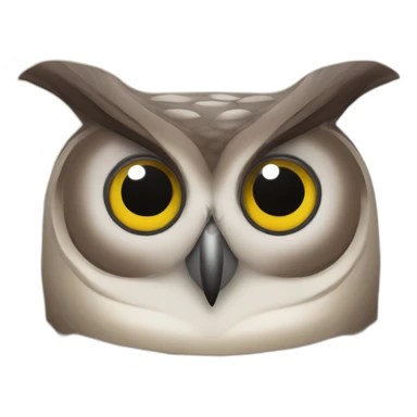 stoic owl sticker