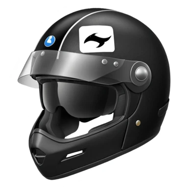 chinstrap motorcycle helmet sticker