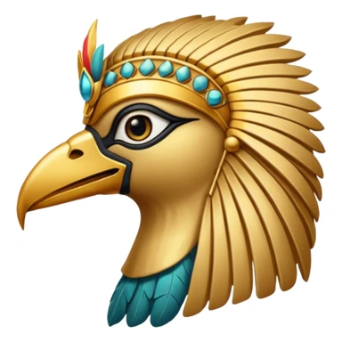 Horus the ancient Egyptian bird god sticker