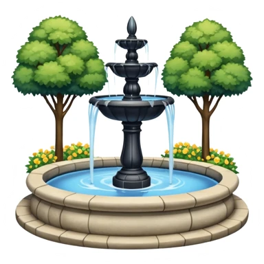 park Fountain sticker