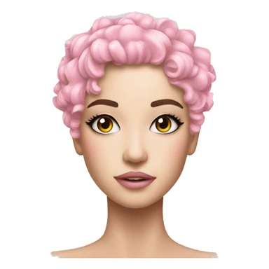 Fairy light pink perfume glitter sticker