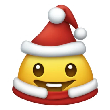 Christmas hat smiley  sticker