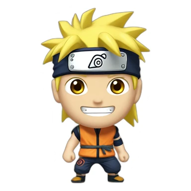 Naruto qui mmmmm sticker