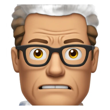 angry hank hill sticker