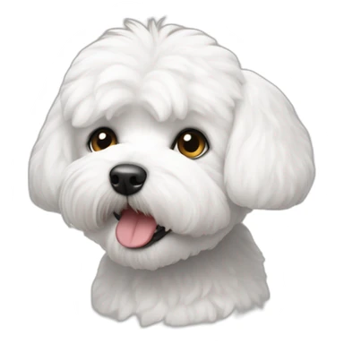 Bichon-Maltais-yeux-noirs sticker