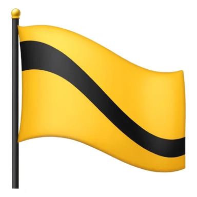 Create yellow line black line and yellow lined flag sticker