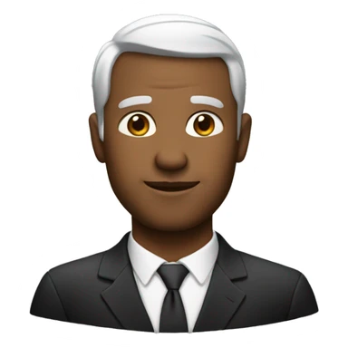 sophisticated man sticker