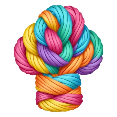 Dragon's beard candy hand-pulled sugar threads wrapped around filling, simplified emoji style with bold outlines and bright colors, cartoon style Longxu Tang sticker