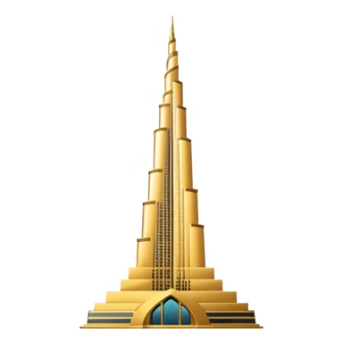Burj khalifa emoji like sticker