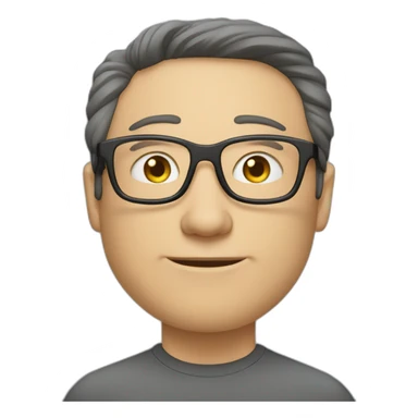 middle-age-lean-white-man-with-black-hair-&-glasses-wearing-tesla-t-shirt sticker