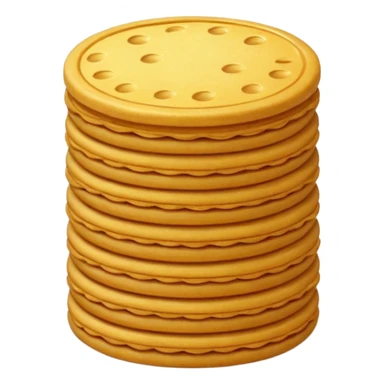 ritz cracker NO FACE sticker