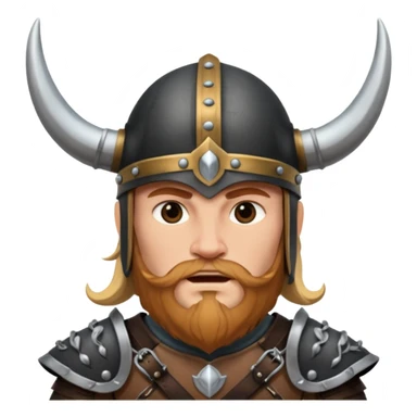 viking black horn helmet sticker