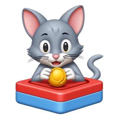 tom and jerry  game 3d icons sticker