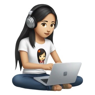 kyrgyz girl programmer sticker