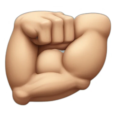 muscle imbalance in the arms with one arm smaller than the other sticker