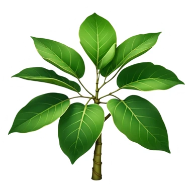 Ficus pandurata sticker
