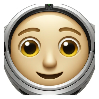 Roomba with teary eyes  sticker