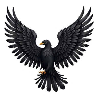 I would like to create unique wings I can use in my poem titles for the Archangels: Lucifer, Michael, Gabriel, Raphael, and Uriel. Please only include the WINGS. sticker