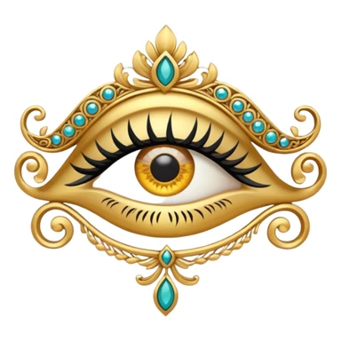 Make a logo with a lash side in the Iranian style and make the logo cool. sticker