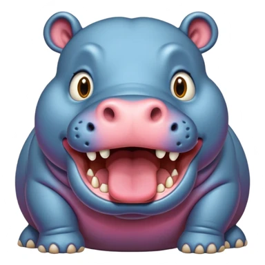 hungry hippo sticker