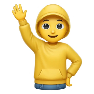 Dabbing emoji sticker