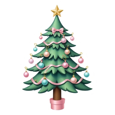 Coquette aesthetic Christmas sticker