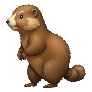 marmotte qui marche sticker