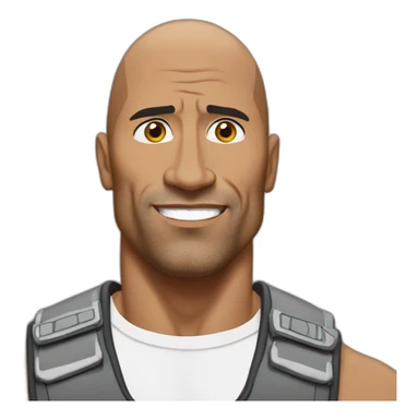 The rock leve un soucis sticker