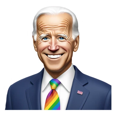 gay joe biden sticker