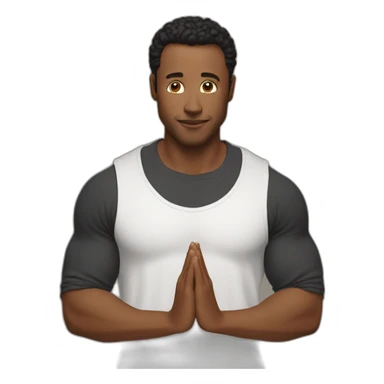 Alone musk is namaste 🙏 pose sticker